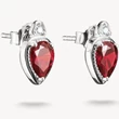 Kép 1/3 - Thomas Sabo elyndra piros csepp ezüst fülbevaló - H2333-051-10