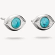 Kép 1/3 - Thomas Sabo türkiz védelmező szem ezüst fülbevaló - H2343-404-17