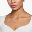 Kép 2/2 - Thomas Sabo ezüst nyaklánc rózsaszín kő medállal - KE1964-051-9-L45V