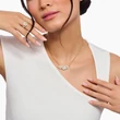 Kép 2/2 - Thomas Sabo aranyozott százszárszép nyaklánc cirkóniával - KE2085-414-4-L45V