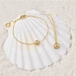 Kép 3/3 - Thomas Sabo nyaklánc színes köves békejel medállal - KE2175-488-7-L45V