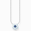 Kép 1/2 - Thomas Sabo kék virágos nyaklánc - KE2185-496-1-L45v
