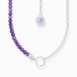 Kép 1/2 - Thomas Sabo Charmista Coin ametiszt nyaklánc - KE2190-007-13-L45V