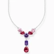 Kép 1/2 - Thomas Sabo Y ezüst nyaklánc színes cirkóniával - KE2195-477-7-L45V
