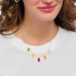 Kép 2/2 - Thomas Sabo x HARIBO többszínű gumimaci nyaklánc - KE2205-017-7-L45V