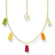 Kép 1/2 - Thomas Sabo x HARIBO többszínű gumimaci arany nyaklánc - KE2205-413-7-L45V