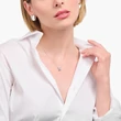 Kép 2/2 - Thomas Sabo áttetsző cirkónia medálos ezüst nyaklánc - KE2212-051-14-L45V