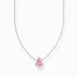Kép 1/2 - Thomas Sabo ezüst nyaklánc rózsaszín csepp cirkóniával - KE2213-051-9-L45V