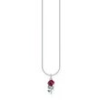 Kép 1/2 - Thomas Sabo ezüst nyaklánc piros rózsa medállal - KE2219-664-10-L45V