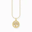 Kép 1/2 - Thomas Sabo aranyozott életfa nyaklánc - KE2220-427-39-L45V