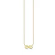 Kép 1/2 - Thomas Sabo aranyozott végtelen jel nyaklánc - KE2221-413-39-L45V