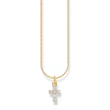 Kép 1/2 - Thomas Sabo aranyozott kereszt nyaklánc - KE2226-414-14-L45V