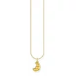 Kép 1/2 - Thomas Sabo aranyozott nyaklánc croissant medállal - KE2229-413-39-L45V