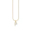 Kép 1/2 - Thomas Sabo aranyozott nyaklánc "P" betű medállal - KE2255-414-14-L45V