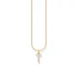 Kép 1/2 - Thomas Sabo aranyozott nyaklánc "T" betű medállal - KE2259-414-14-L45V