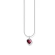 Kép 1/2 - Thomas Sabo ezüst nyaklánc piros szív medállal - KE2268-051-10-L45V