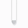 Kép 1/2 - Thomas Sabo ezüst cirkónia köves szív medálos nyaklánc - KE2277-051-14-L45V