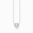Kép 1/2 - Thomas Sabo ezüst nyaklánc áttetsző cirkónia szív medállal - KE2280-051-14-L45V