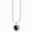 Kép 1/2 - Thomas Sabo nyaklánc fekete cirkónia szív medállal - KE2297-643-11-L45V