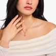 Kép 2/2 - Thomas Sabo aranyozott nyaklánc kígyó medállal - KE2300-565-14-L45V