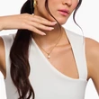 Kép 3/3 - Thomas Sabo sárga arany organikus gyöngy nyaklánc - KE2318-430-14-L45V - Natural Beauty