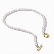 Kép 2/4 - Thomas Sabo sárga arany kapcsos gyöngy nyaklánc - KE2320-430-14-L45 - Natural Beauty