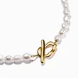Kép 3/4 - Thomas Sabo sárga arany kapcsos gyöngy nyaklánc - KE2320-430-14-L45 - Natural Beauty