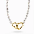 Kép 1/4 - Thomas Sabo sárga arany kapcsos gyöngy nyaklánc - KE2321-430-14-L50V - Natural Beauty