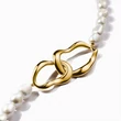 Kép 2/4 - Thomas Sabo sárga arany kapcsos gyöngy nyaklánc - KE2321-430-14-L50V - Natural Beauty