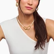 Kép 4/4 - Thomas Sabo sárga arany kapcsos gyöngy nyaklánc - KE2321-430-14-L50V - Natural Beauty