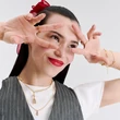 Kép 2/2 - Thomas Sabo x HARIBO sárga arany gumimaci nyaklánc - KE2325-413-39-L50V