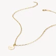 Kép 2/3 - Thomas Sabo Connect Paperclip sárga arany charm nyaklánc - KE2328-413-39-L45V