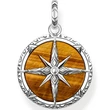 Kép 1/3 - Thomas Sabo tigrisszem iránytű medál - PE833-826-2