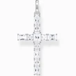 Kép 1/3 - Thomas Sabo áttetsző cirkónika köves ezüst kereszt medál - PE939-051-14