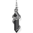 Kép 1/4 - Thomas Sabo onyx kő kígyóval medál - PE944-641-11