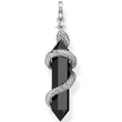 Kép 3/4 - Thomas Sabo onyx kő kígyóval medál - PE944-641-11
