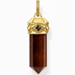 Kép 1/2 - Thomas Sabo Hexagon piros tigrisszem medál - PE964-324-10