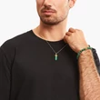 Kép 2/2 - Thomas Sabo Hexagon malachit medál - PE964-414-6