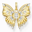 Kép 1/2 - Thomas Sabo aranyozott pillangó medál cirkóniával - PE984-414-14