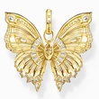 Kép 2/2 - Thomas Sabo aranyozott pillangó medál cirkóniával - PE984-414-14