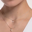 Kép 2/2 - Thomas Sabo ezüst nyaklánc gyöngy medállal - SCKE150321