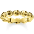 Kép 1/2 - Thomas Sabo unisex koponyás gyűrű - TR1922-413-39-50