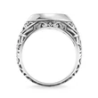 Kép 3/4 - Thomas Sabo ezüst fekete pecsétgyűrű - TR2242-698-11-48