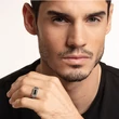 Kép 4/4 - Thomas Sabo fekete köves férfi gyűrű - TR2243-698-11-64