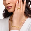 Kép 2/2 - Thomas Sabo aranyozott gyűrű kozmikus motívumokkal - TR2439-995-7-54