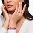 Kép 2/2 - Thomas Sabo ezüst szoliter gyűrű színes cirkóniával - TR2442-477-7-54