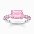 Kép 1/2 - Thomas Sabo pink cirkónia kristály gyűrű - TR2451-051-9-48