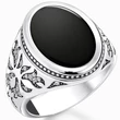 Kép 1/2 - Thomas Sabo Ónix gyűrű - TR2454-641-11-50
