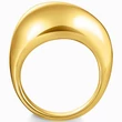 Kép 2/3 - Thomas Sabo organikus csepp alakú aranyozott gyűrű - TR2470-413-39-56