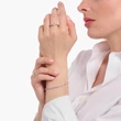 Kép 2/2 - Thomas Sabo gyűrű rózsaszín cirkónia kővel - TR2474-051-9-50